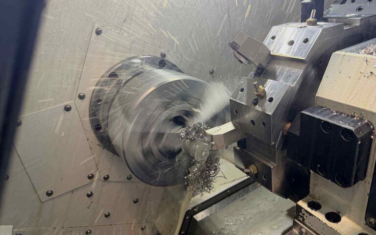 CNC turning a special bolt at HAGUE FASTENERS