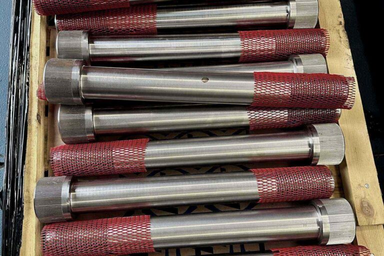Large socket capscrews packed for delivery